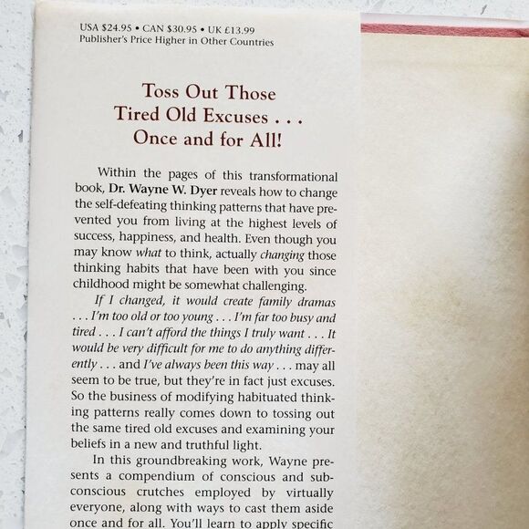 Excuses Begone How to Change Lifelong Self Defeating Thinking Habits GUC - Picture 7 of 8